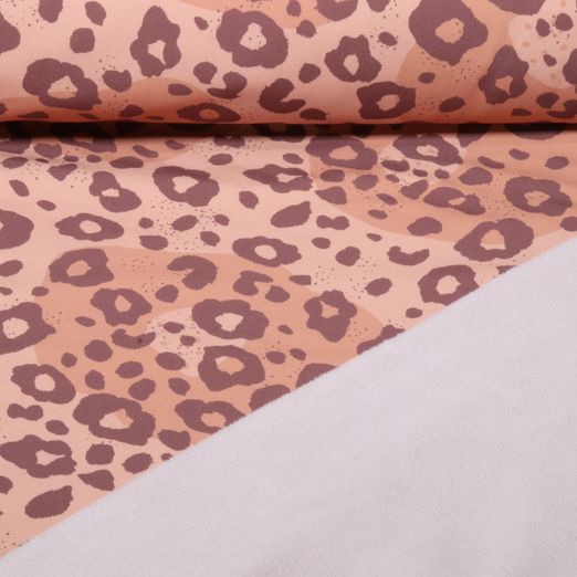 Softshell - Digital Leopard Dunkles Lachs Softshell - Digital Leopard Dunkles Lachs