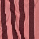 Tecido de algodão - Listras em vermelho-vinho e rosa Tecido de algodão - Listras em vermelho-vinho e rosa