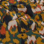 Bluse- & kjolestof - Leo abstrakt petrol Bluse- & kjolestof - Leo abstrakt petrol