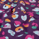 Sommersweat - French Terry Leopard Lila Sommersweat - French Terry Leopard Lila