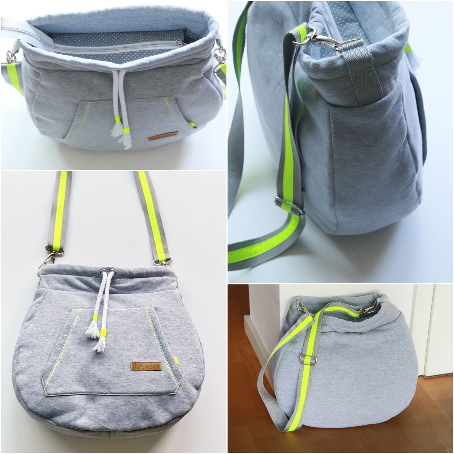 Beuteltasche - SWEATY - Schnittmuster eBook-1 Beuteltasche - SWEATY - Schnittmuster eBook-1