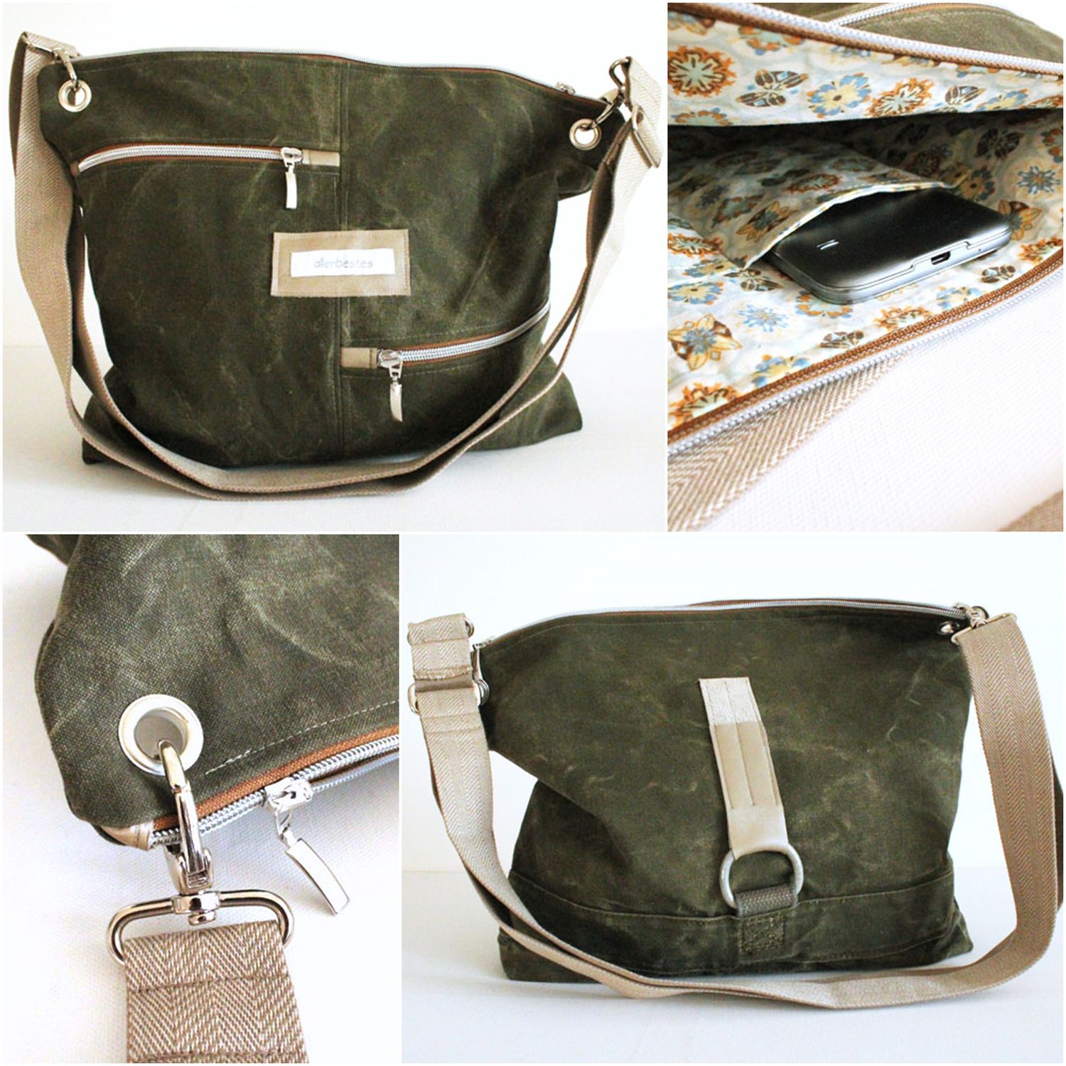 Schultertasche - PIPPA - Schnittmuster eBook-4 Schultertasche - PIPPA - Schnittmuster eBook-4