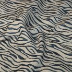 Canvas – Jacquard Zebra Taupe Petrol Canvas – Jacquard Zebra Taupe Petrol