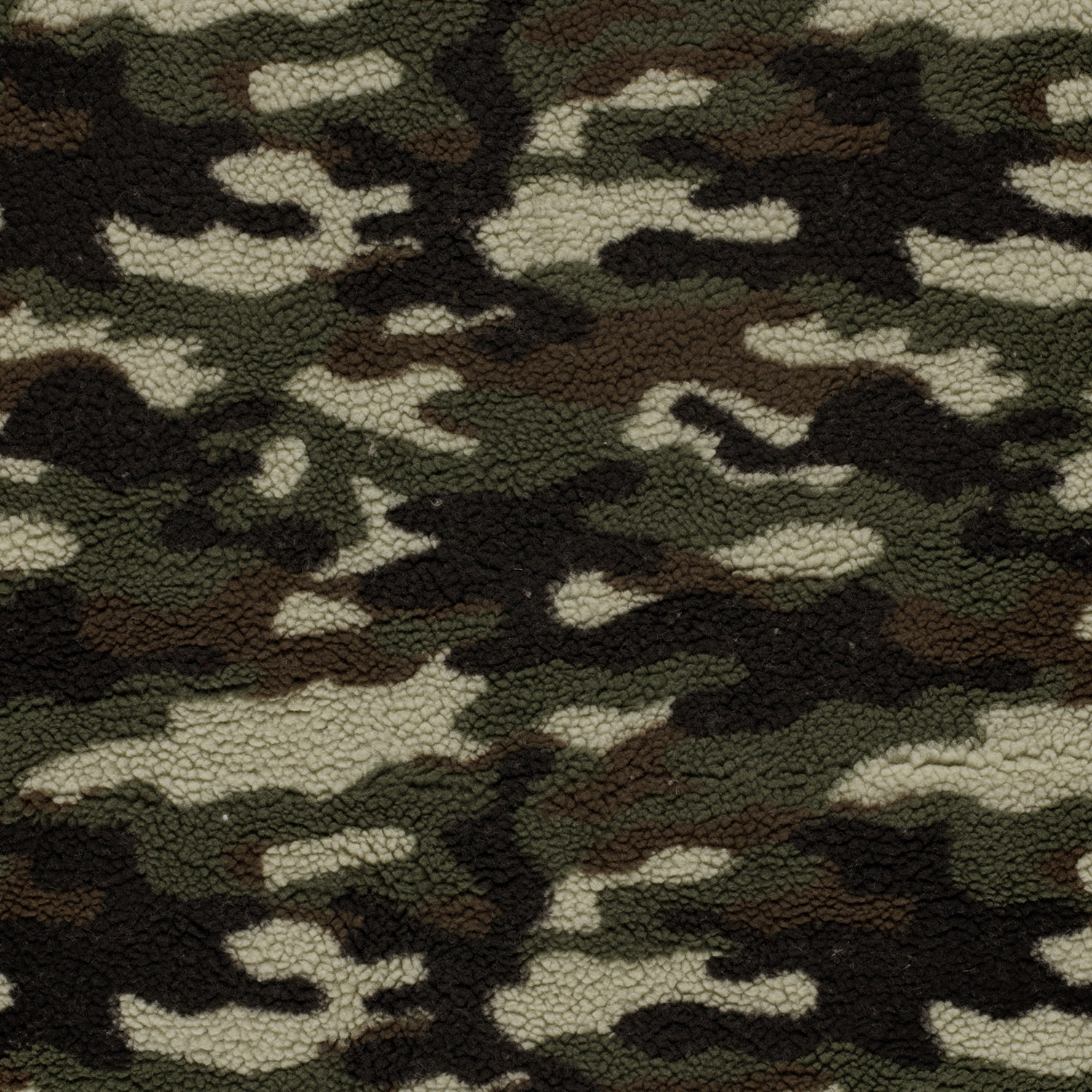 Polaire teddy - Vert camouflage multicolore-1 Polaire teddy - Vert camouflage multicolore-1