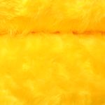 Fourrure synthétique hirsute, couleur unie Jaune Fourrure synthétique hirsute, couleur unie Jaune