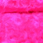 Fourrure synthétique hirsute, rose vif Fourrure synthétique hirsute, rose vif