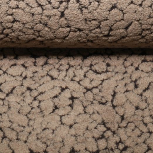 Teddyfleece - Jacquard Leo Braun Teddyfleece - Jacquard Leo Braun