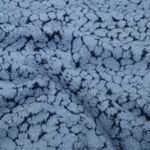 Teddyfleece – Jacquard Leo Blau