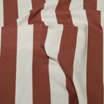 Canvas - Leinenoptik Blockstreifen Beige Rost Canvas - Leinenoptik Blockstreifen Beige Rost