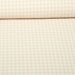 Seersucker - Karo Beige Ecru Seersucker - Karo Beige Ecru