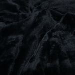 Kunstfell - Doubleface Uni Schwarz