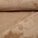 Fourrure synthétique - Double face, couleur unie marron ours en peluche Fourrure synthétique - Double face, couleur unie marron ours en peluche