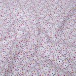 Baumwoll-Popeline – Kleine Blümchen Rosa Baumwoll-Popeline – Kleine Blümchen Rosa