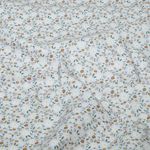 Baumwoll-Popeline – Kleine Blümchen Beige Baumwoll-Popeline – Kleine Blümchen Beige