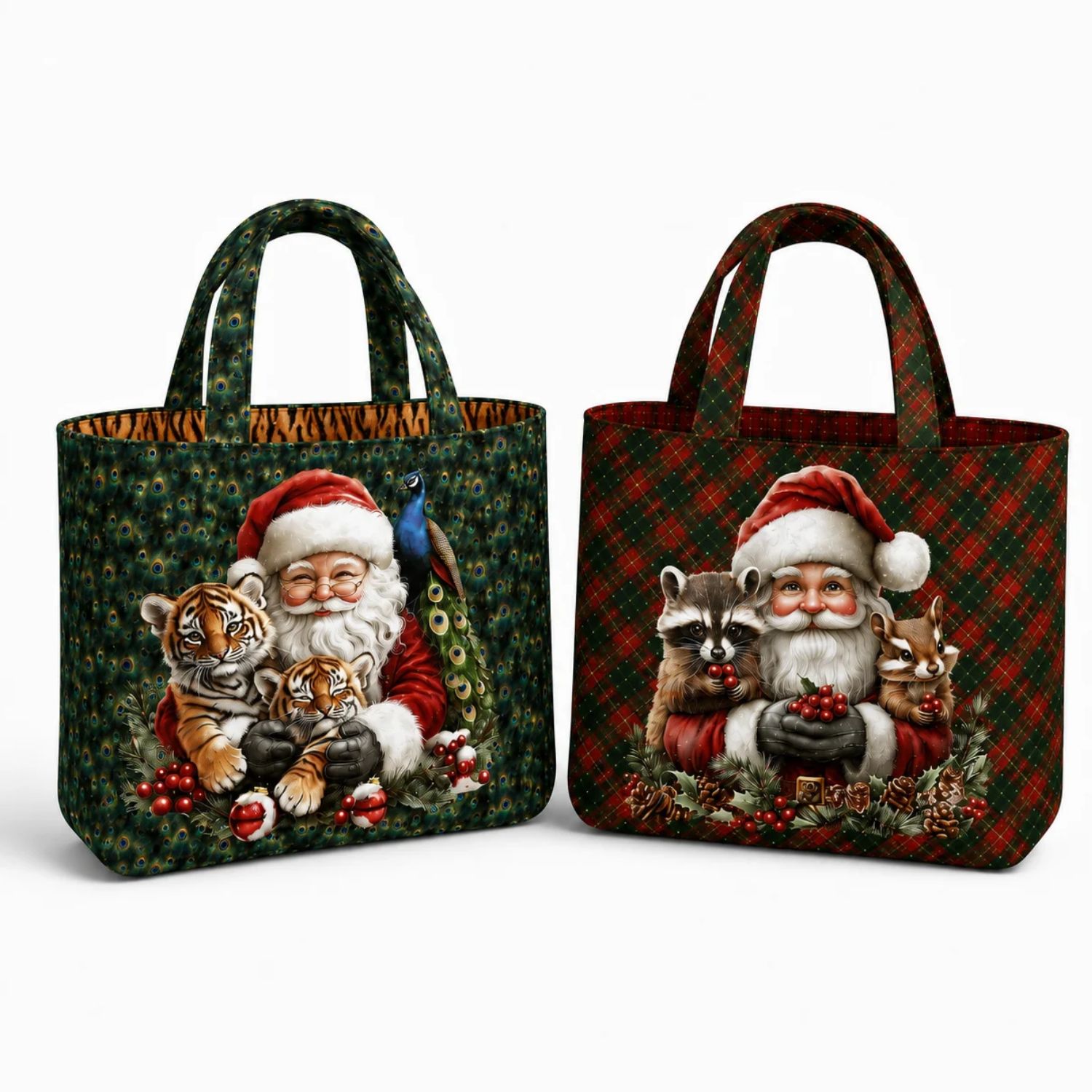 Canvas Taschen Panel - Stenzo Digital Wendetasche Xmas Santa Multicolor-0 Canvas Taschen Panel - Stenzo Digital Wendetasche Xmas Santa Multicolor-0