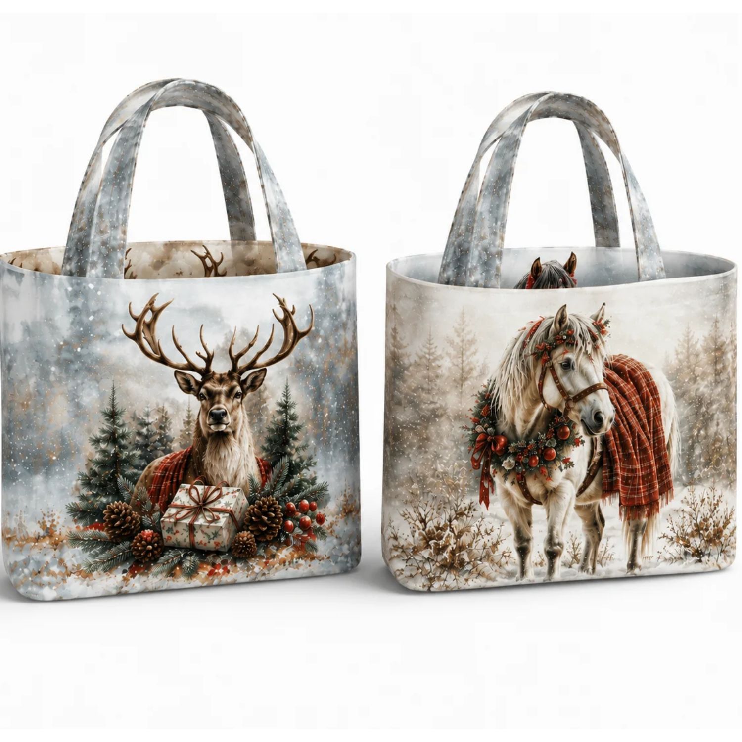 Canvas Taschen Panel - Stenzo Digital Wendetasche Xmas Tiere Multicolor-0 Canvas Taschen Panel - Stenzo Digital Wendetasche Xmas Tiere Multicolor-0