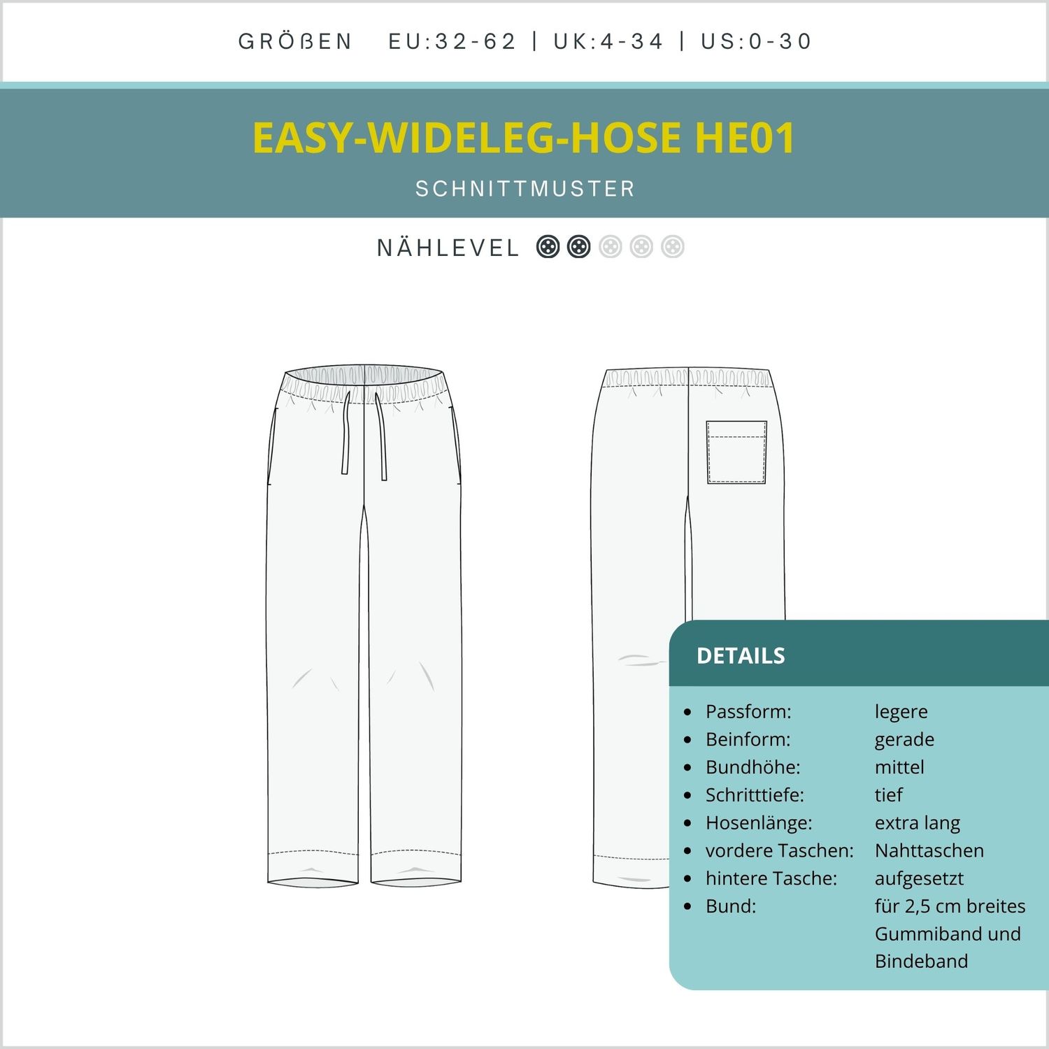 Easy-Wideleg - Hose - Schnittmuster eBook-4 Easy-Wideleg - Hose - Schnittmuster eBook-4