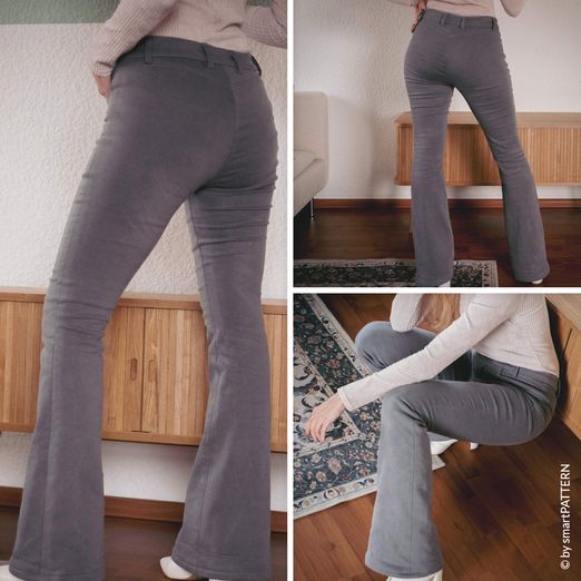 Bootcut Stretch - Jeans - Schnittmuster eBook