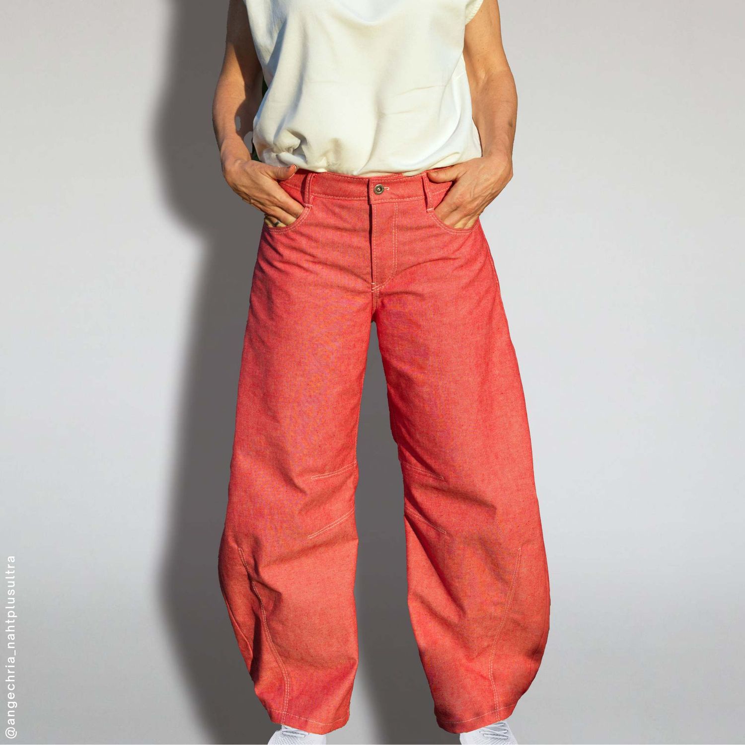 Hose - Barrel-Leg-Jeans - Schnittmuster eBook-1 Hose - Barrel-Leg-Jeans - Schnittmuster eBook-1