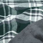Mantelstoff - Tweed Karo mit Fellabseite Grün Mantelstoff - Tweed Karo mit Fellabseite Grün