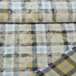 Flanell - B-Trendy Doubleface Karo Ocker Flanell - B-Trendy Doubleface Karo Ocker