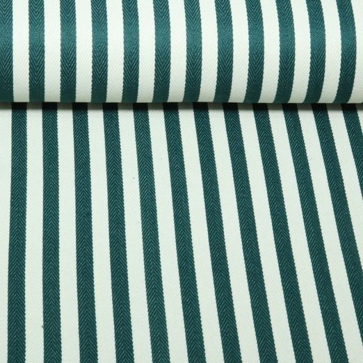 Canvas - B-Trendy Fischgrat Streifen Flaschengrün Canvas - B-Trendy Fischgrat Streifen Flaschengrün