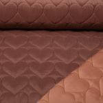 Steppstoff - B-Trendy Wasserdicht Herzen Braun Steppstoff - B-Trendy Wasserdicht Herzen Braun