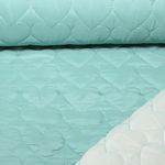 Steppstoff - B-Trendy Wasserdicht Herzen Hellmint Steppstoff - B-Trendy Wasserdicht Herzen Hellmint