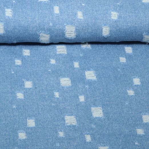 Jeans - B-Trendy Destroyed Hellblau