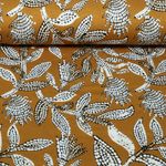Jersey de viscose - Feuilles de Curry