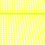 Seersucker - Carreaux XL jaune Fluo Seersucker - Carreaux XL jaune Fluo