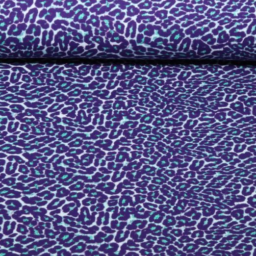 Sommersweat - French Terry Digital Leo Lila Sommersweat - French Terry Digital Leo Lila