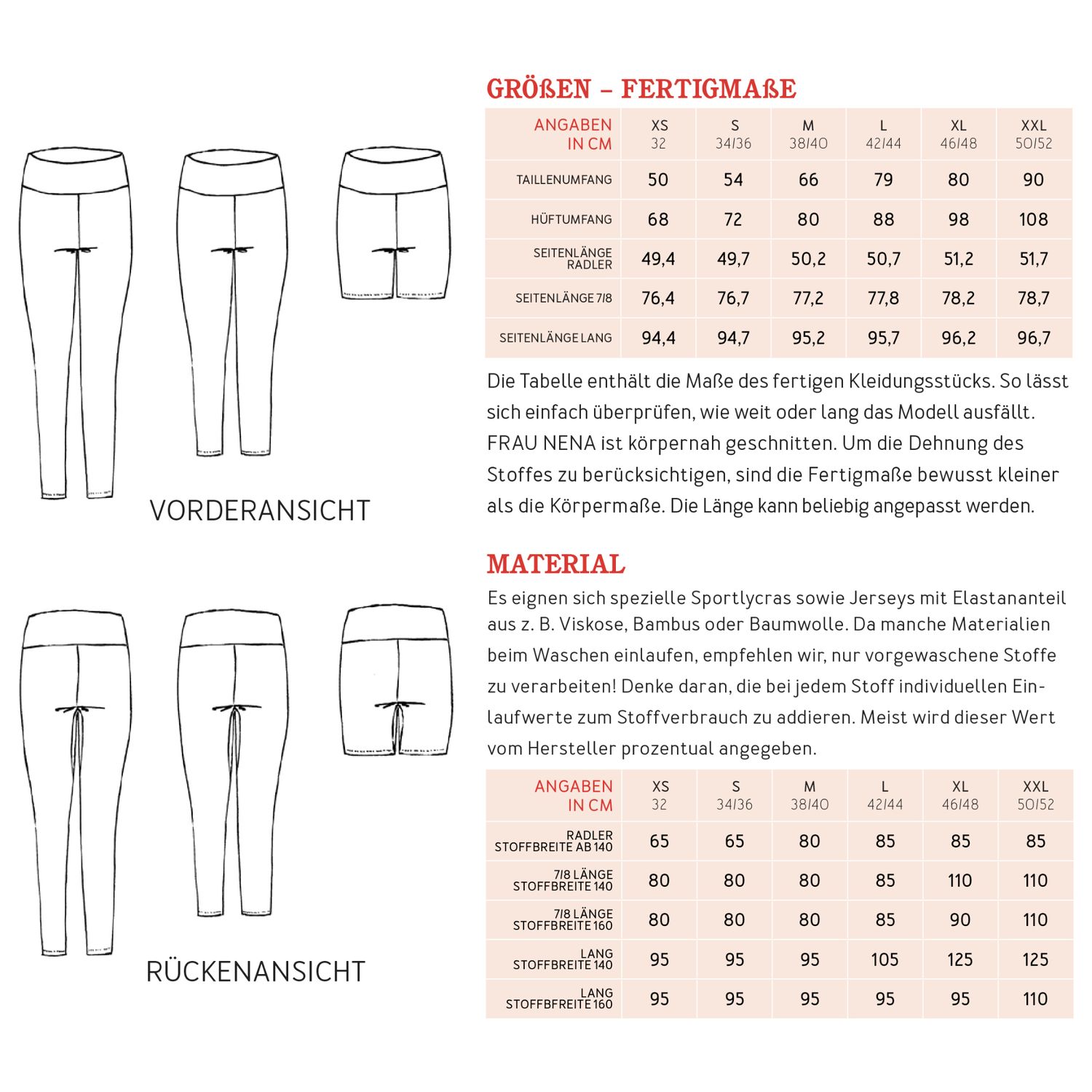 Sportleggings - FRAU NENA - Schnittmuster eBook-7 Sportleggings - FRAU NENA - Schnittmuster eBook-7