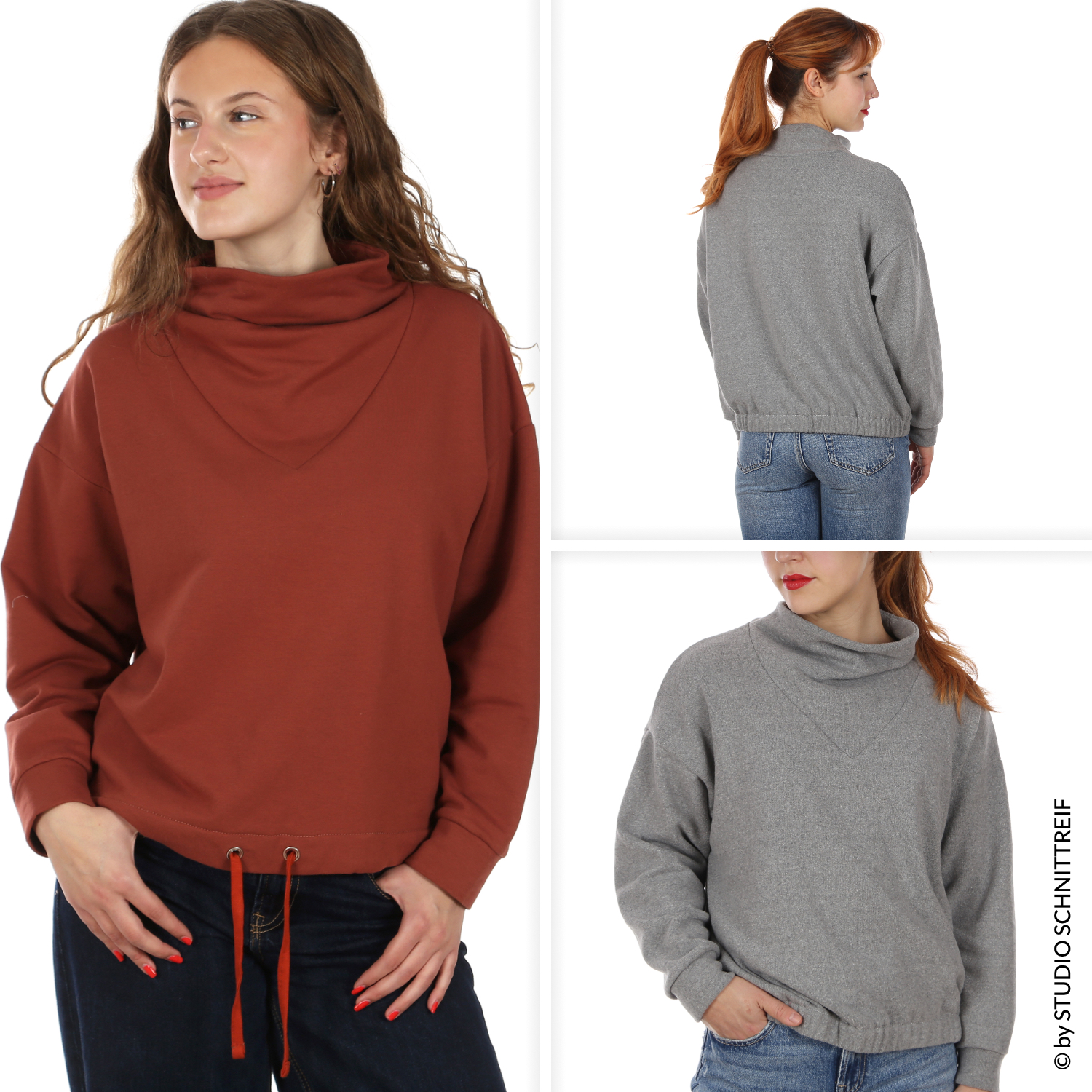 Sweater - FRAU VERA - Schnittmuster eBook-0 Sweater - FRAU VERA - Schnittmuster eBook-0