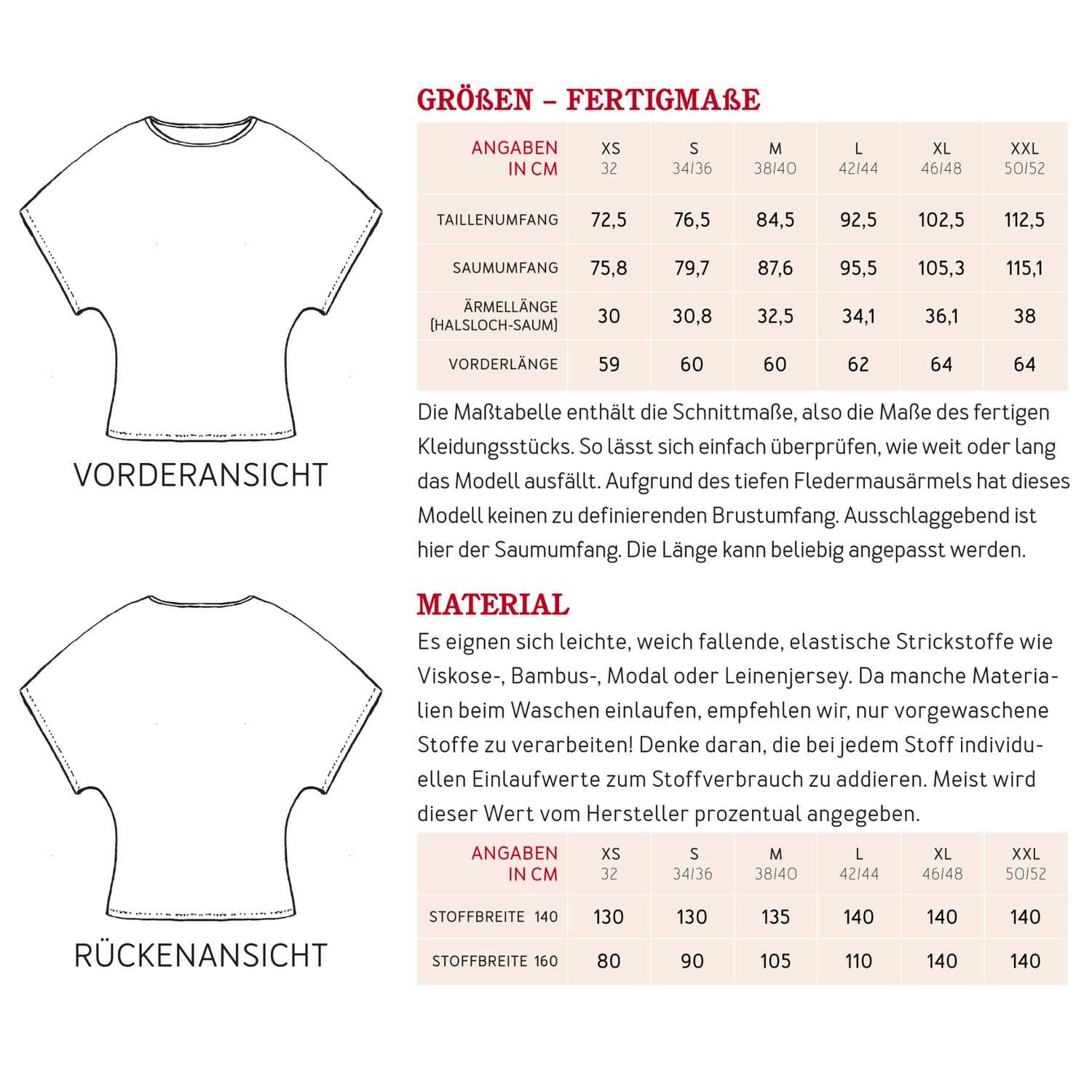 Fledermausshirt - FRAU TESSA - Schnittmuster eBook-10 Fledermausshirt - FRAU TESSA - Schnittmuster eBook-10