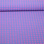 Seersucker - Carreaux XL Rose vif et Bleu Seersucker - Carreaux XL Rose vif et Bleu