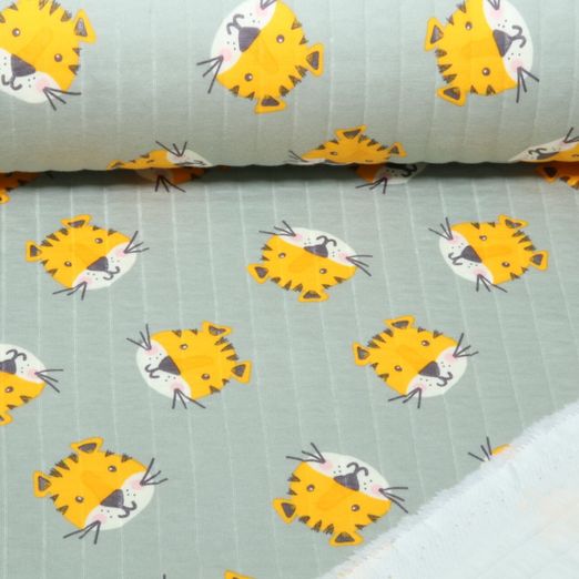 Sweat - Jacquard Quilt Tiger Khakigrün Sweat - Jacquard Quilt Tiger Khakigrün