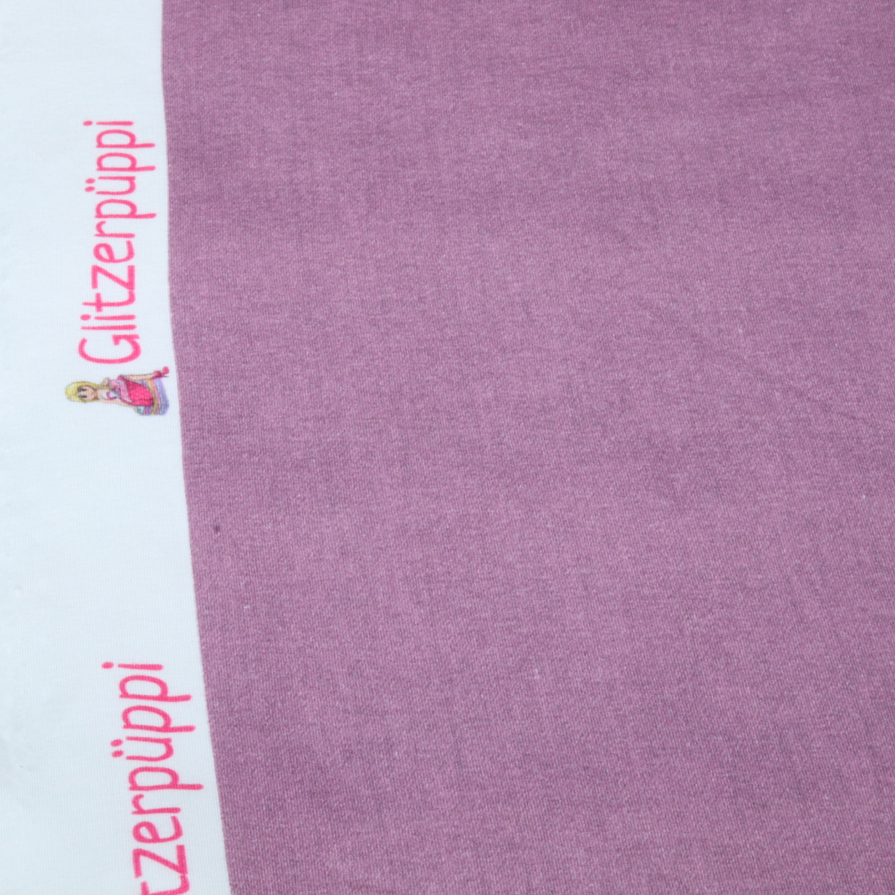 Jogging - Glitzerpüppi Digital Mauve Uni Melange-1 Jogging - Glitzerpüppi Digital Mauve Uni Melange-1