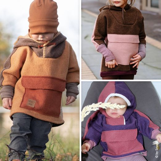 Outdoorhoodie - Hej Sne Größe 56-170 - Schnittmuster eBook