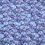 Jersey - stampa digitale fiori blu jeans Jersey - stampa digitale fiori blu jeans