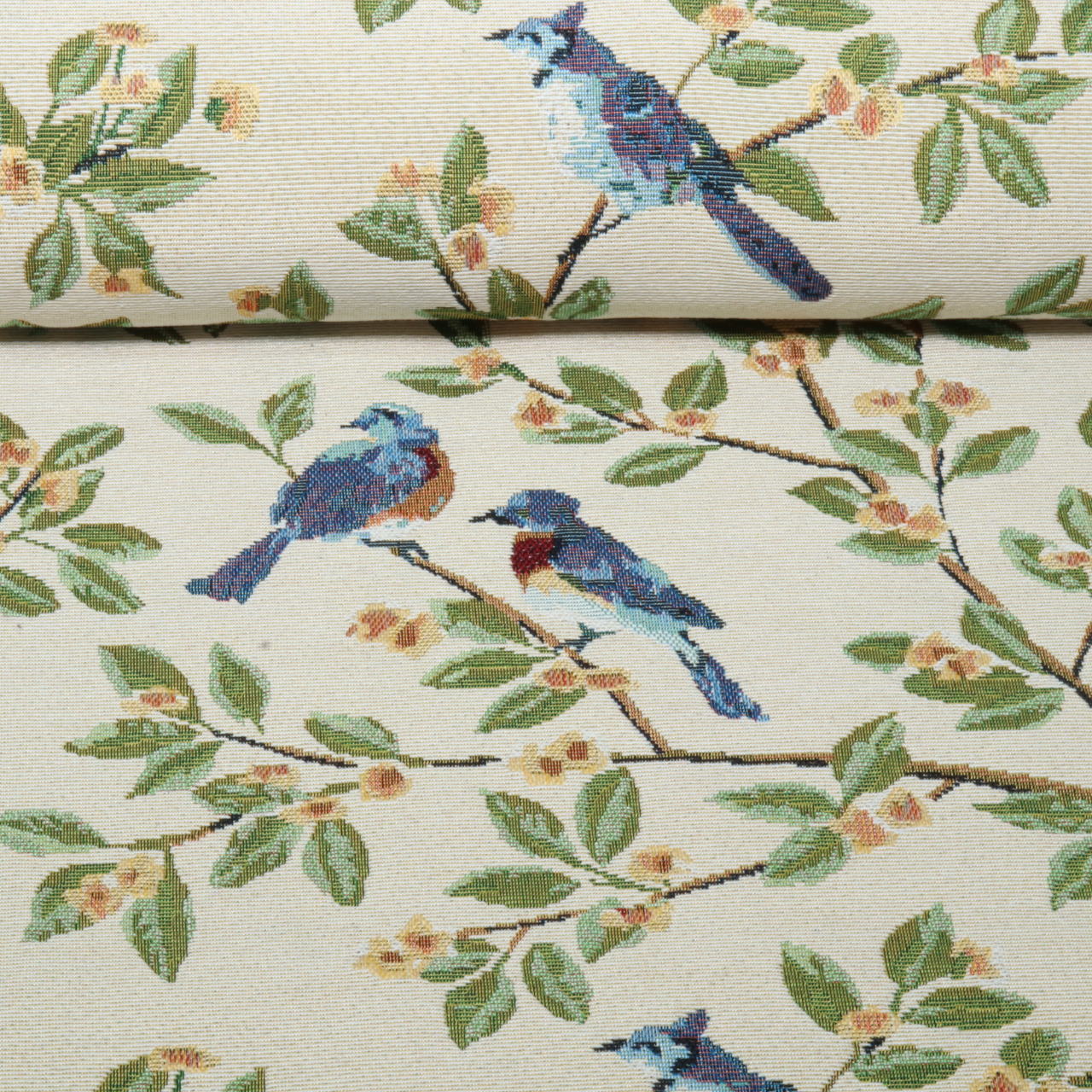 Gobelin - Nostalgie Vögel Beige Multicolor-0 Gobelin - Nostalgie Vögel Beige Multicolor-0