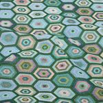 Gobelin - Esagoni verde e multicolore Gobelin - Esagoni verde e multicolore
