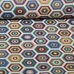 Gobelin - Hexagon Ecru Multicolor