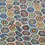 Gobelin - Esagoni ecrù e multicolore Gobelin - Esagoni ecrù e multicolore