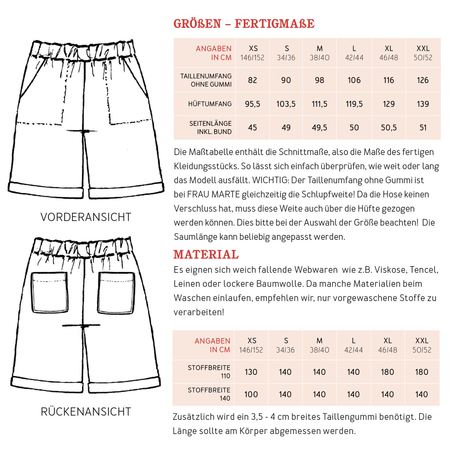 Shorts - FRAU MARTE - Schnittmuster eBook-5 Shorts - FRAU MARTE - Schnittmuster eBook-5