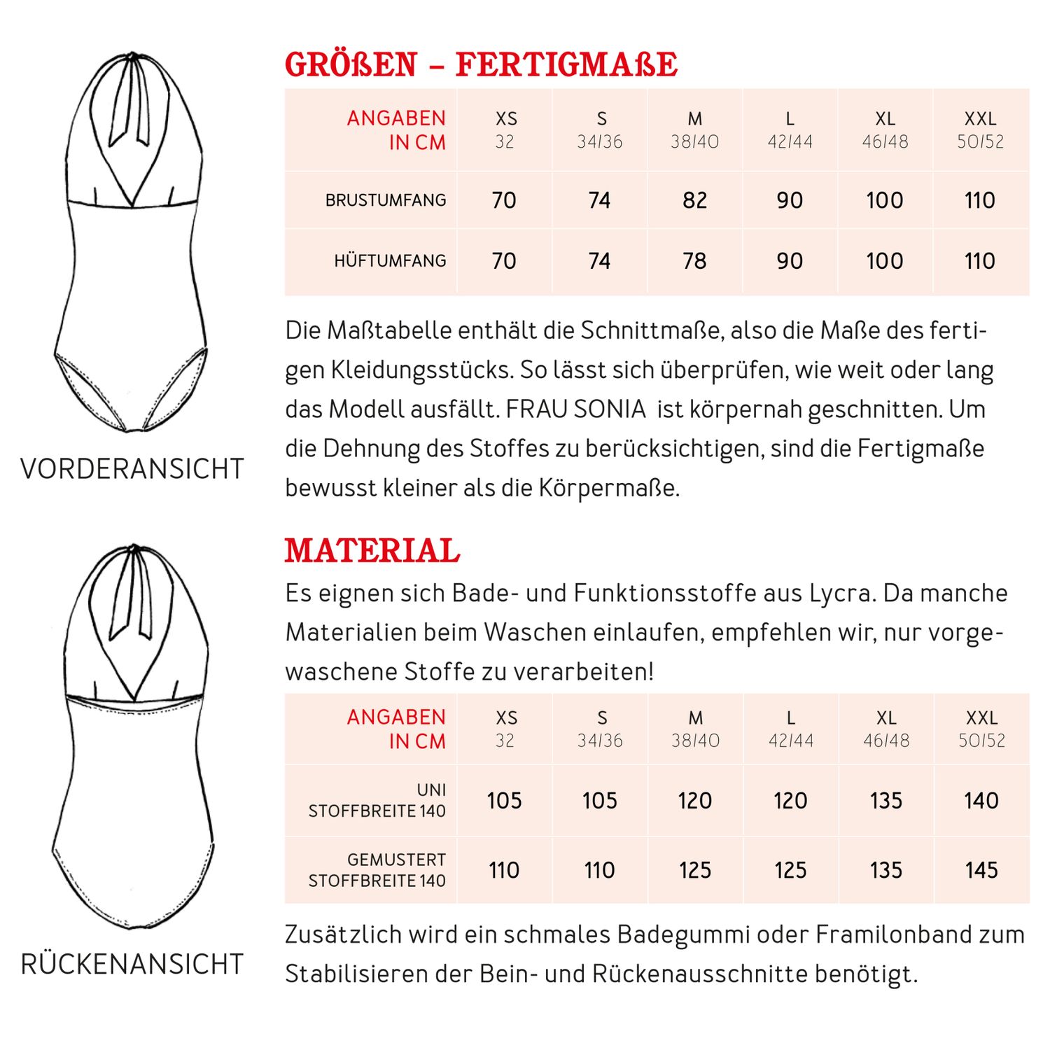 Badeanzug - FRAU SONIA - Schnittmuster eBook-5 Badeanzug - FRAU SONIA - Schnittmuster eBook-5