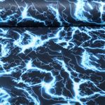 Faschingsjersey - Digital Blitze Schwarz Blau