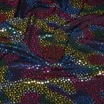 Faschingsjersey - Foil Punkte Schwarz Multicolor Faschingsjersey - Foil Punkte Schwarz Multicolor