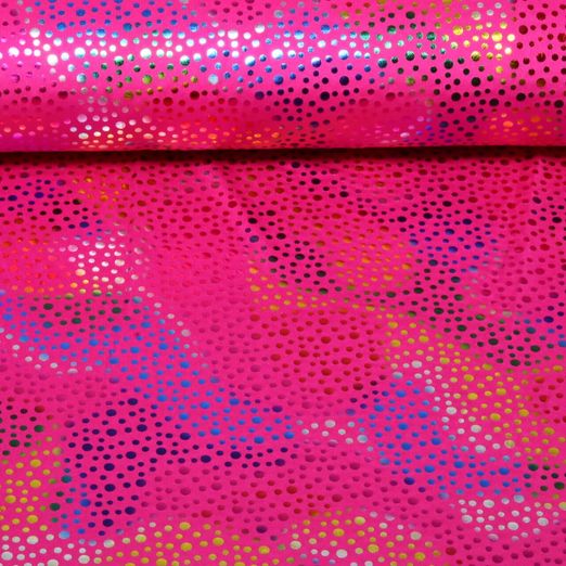 Faschingsjersey - Foil Punkte Pink Multicolor Faschingsjersey - Foil Punkte Pink Multicolor