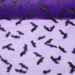 Tulle - Application « chauves-souris » Violet Tulle - Application « chauves-souris » Violet